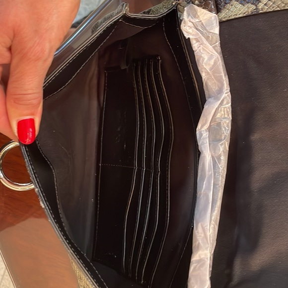 Rebecca Minkoff crocodile leather clutch - Picture 6 of 9